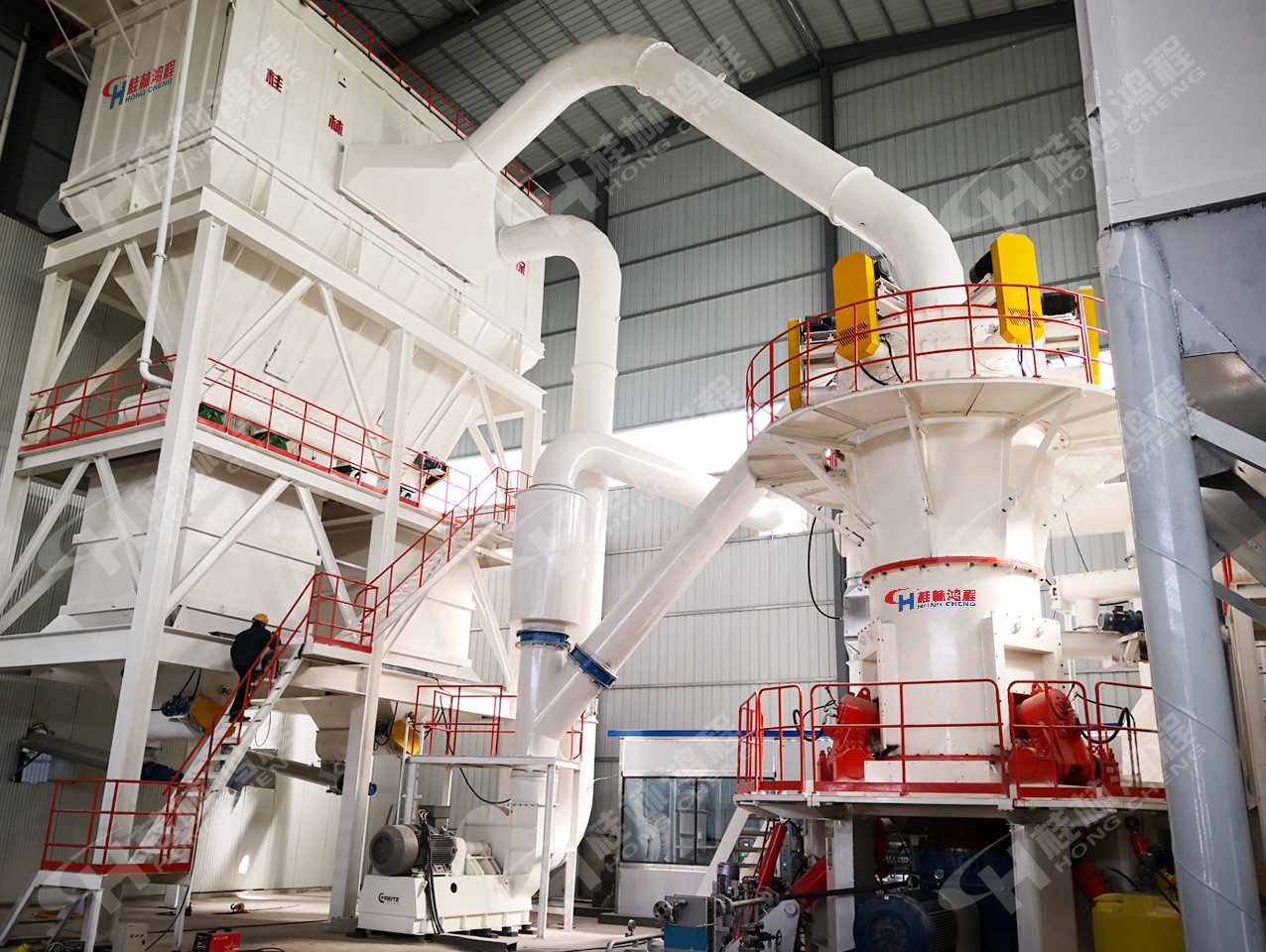 超細碳酸鈣粉磨設備,超細碳酸鈣磨粉機,超細立磨,超細粉加工