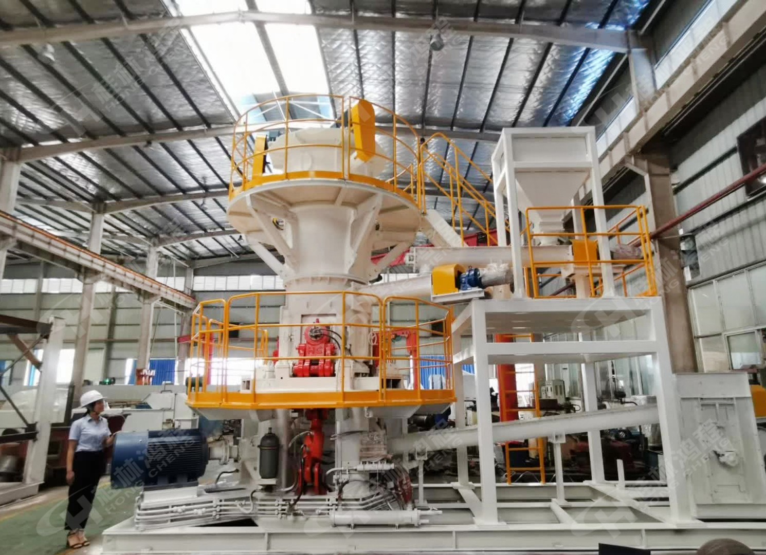 小型800目礦石磨粉機 小型800目礦石磨粉機,超細立磨,小型超細磨,鴻程超細立磨